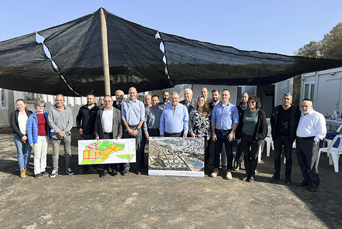 מגדל העמק: טקס סיום טמנת קווי מתח עליון ב